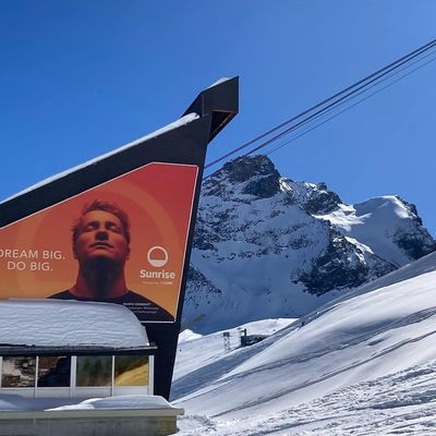 Big Poster Sunrise Saas Fee
