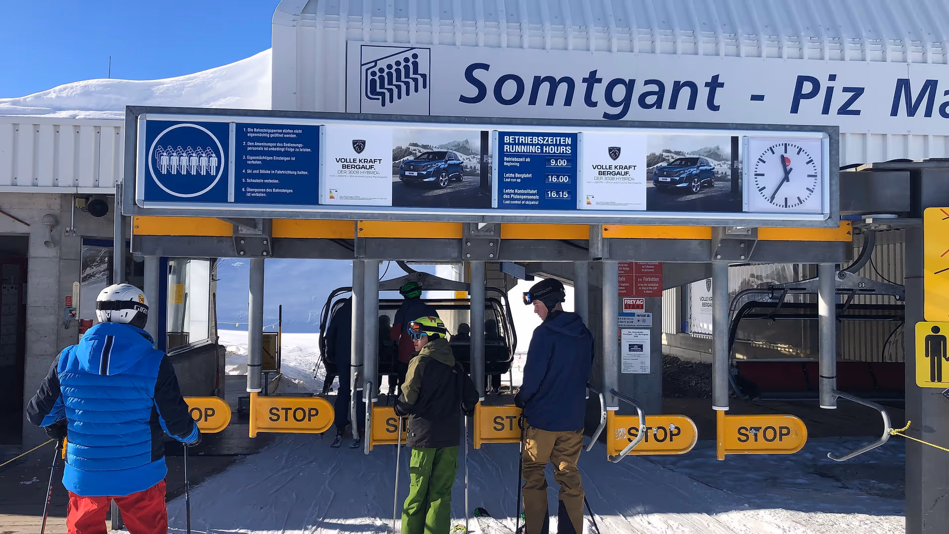 Uhrentafel Peugeot Somtgant Savognin