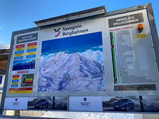 Panoramatafel Peugeot Savognin
