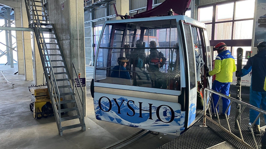 Oysho Gondelbranding Saas Fee
