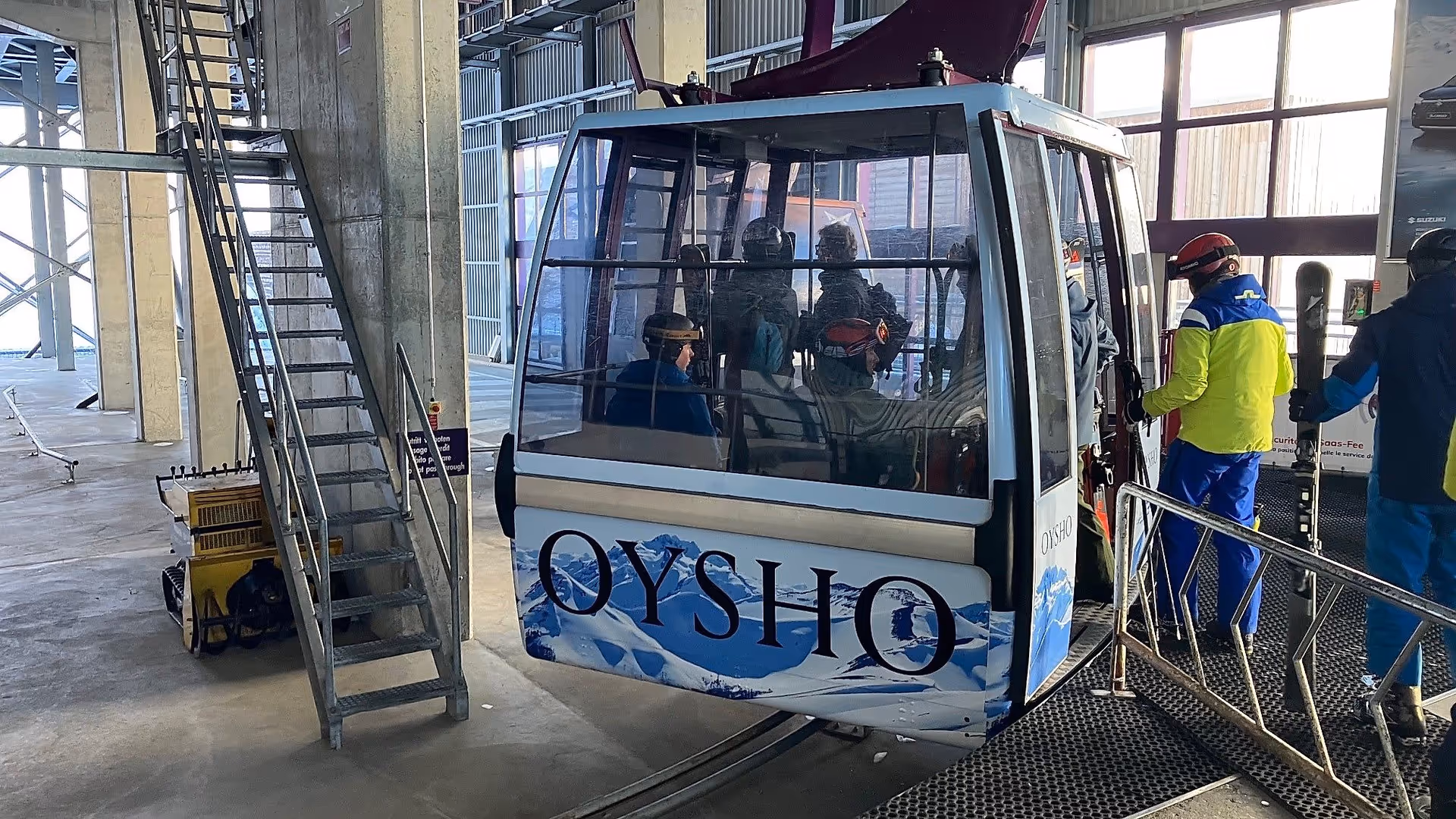 Oysho Gondelbranding Saas Fee